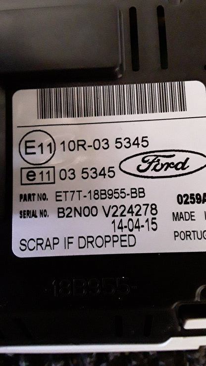 2015 Ford EcoSport TITANIUM 1.5- Multi-Function Display- (TAG6640)