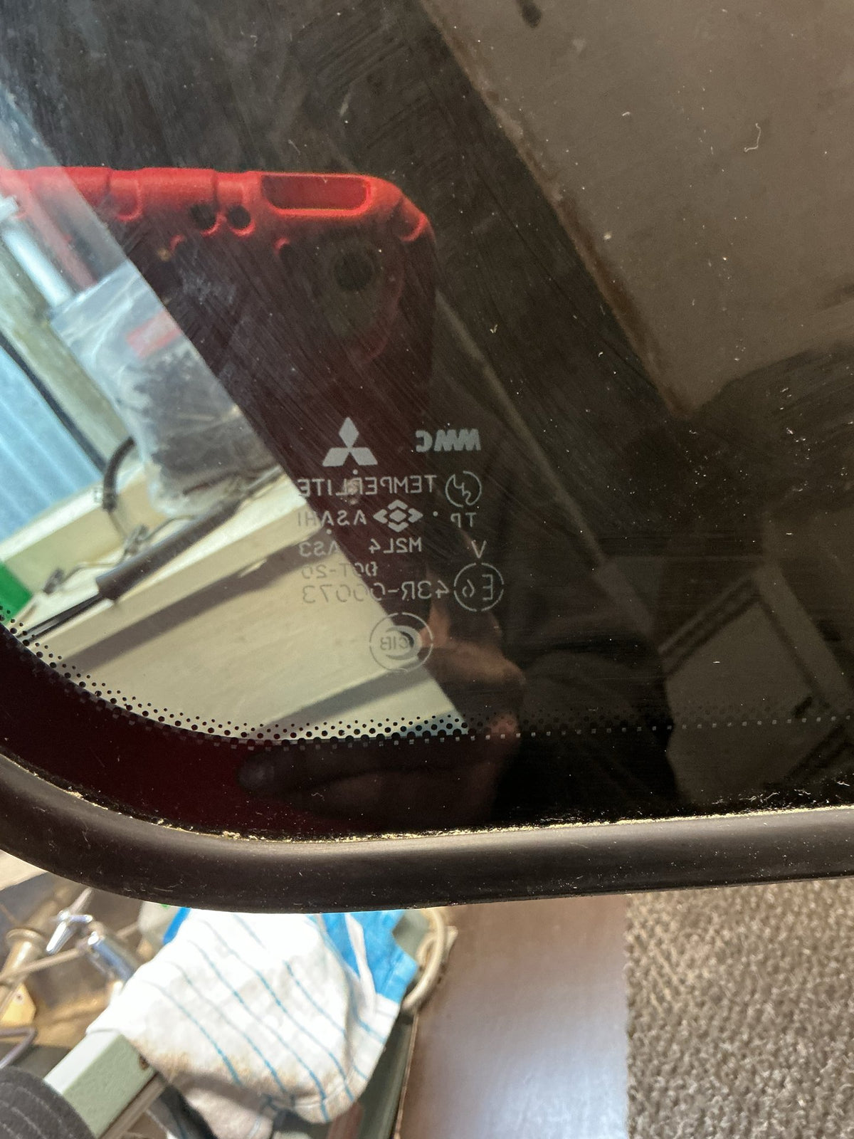 1994-1999 Mitsubishi Pajero II V2*C- Right Rear Cargo Glass- (TAG9661)