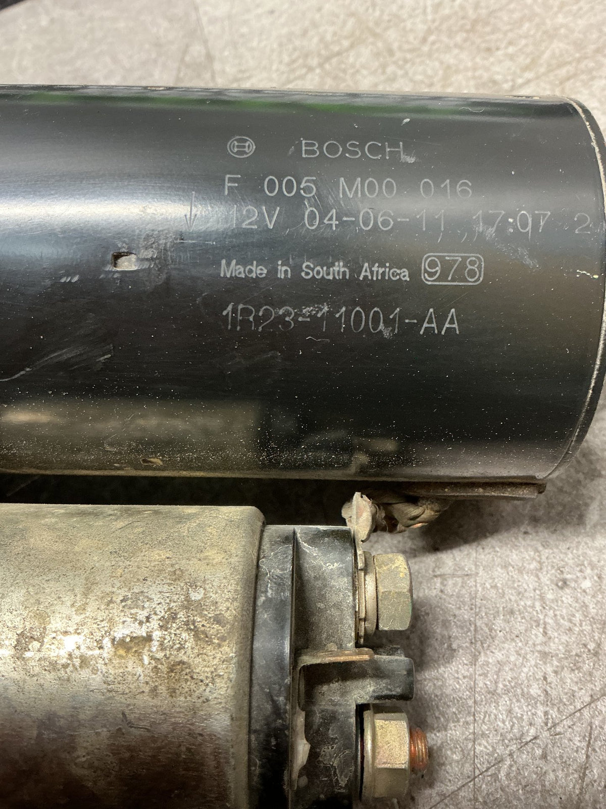 2005 Ford Territory- Starter Motor- (TAG14916)