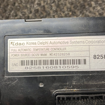 2017 Holden Captiva- Heater Controls- (TAG7942)