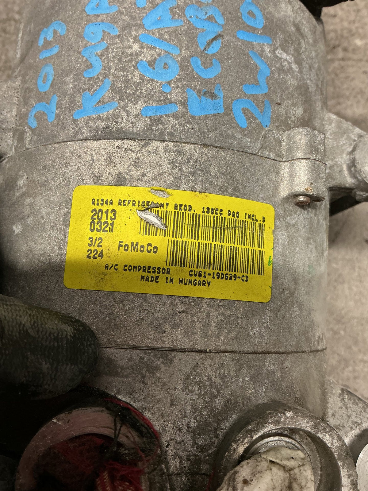 2013 Ford Kuga- A/C Compressor- (TAG14941) PN: CV61-19D629-CD