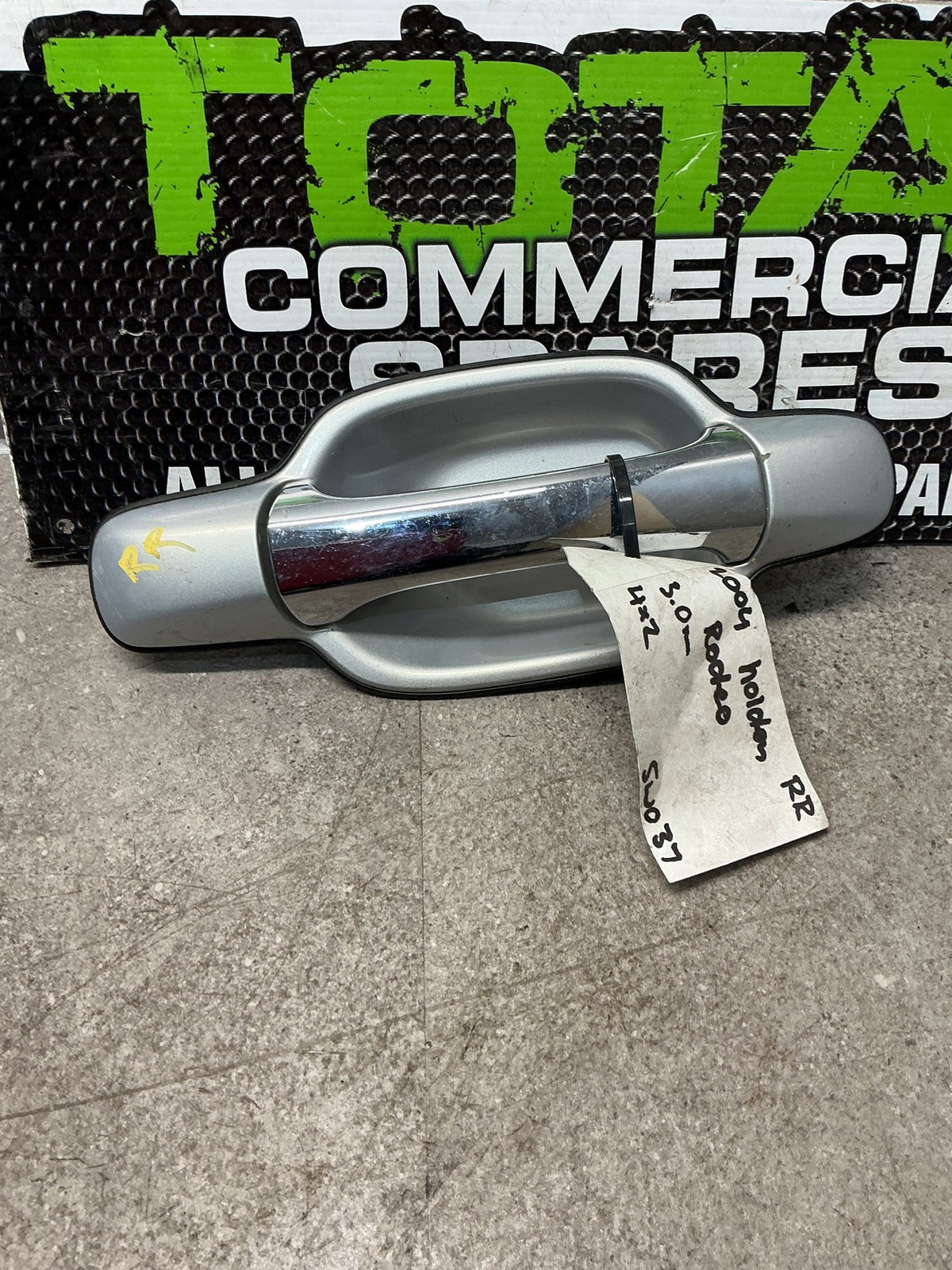 2004 Holden Rodeo 5W037- Right Rear Door Exterior Handle- (TAG14310)