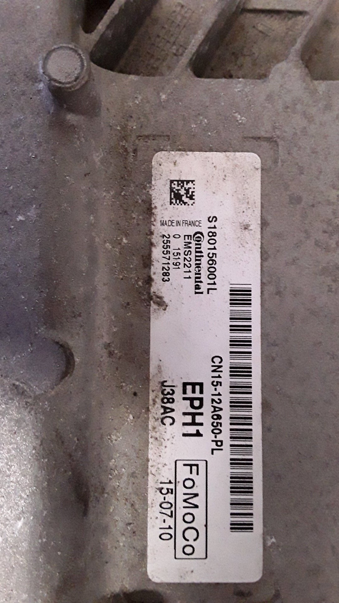 2015 Ford EcoSport TITANIUM 1.5- ECU- (TAG6644)