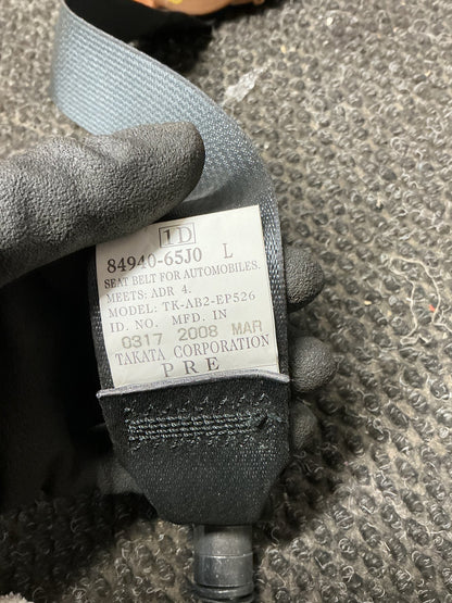 2007 Suzuki Vitara 0W042- Left Front Seat Belt- (TAG10720)