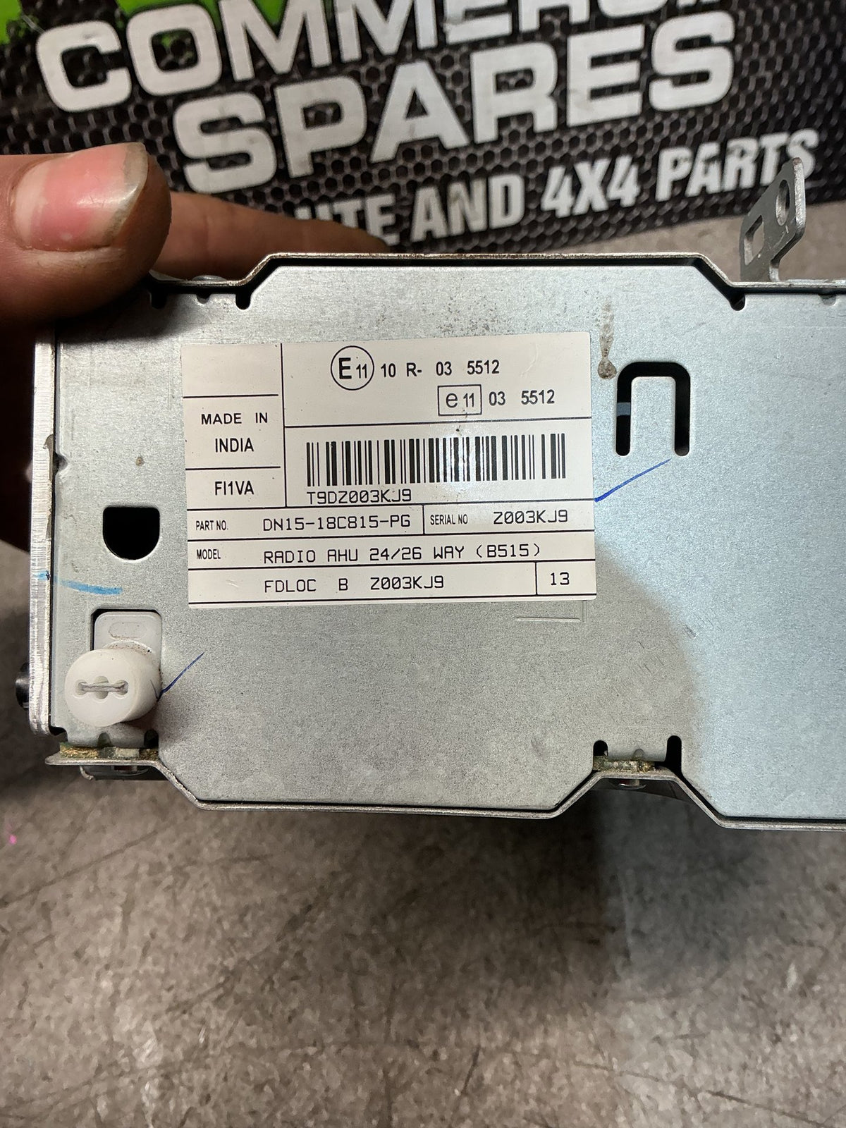 2015 Ford EcoSport- Stereo Head Unit- (TAG17058)