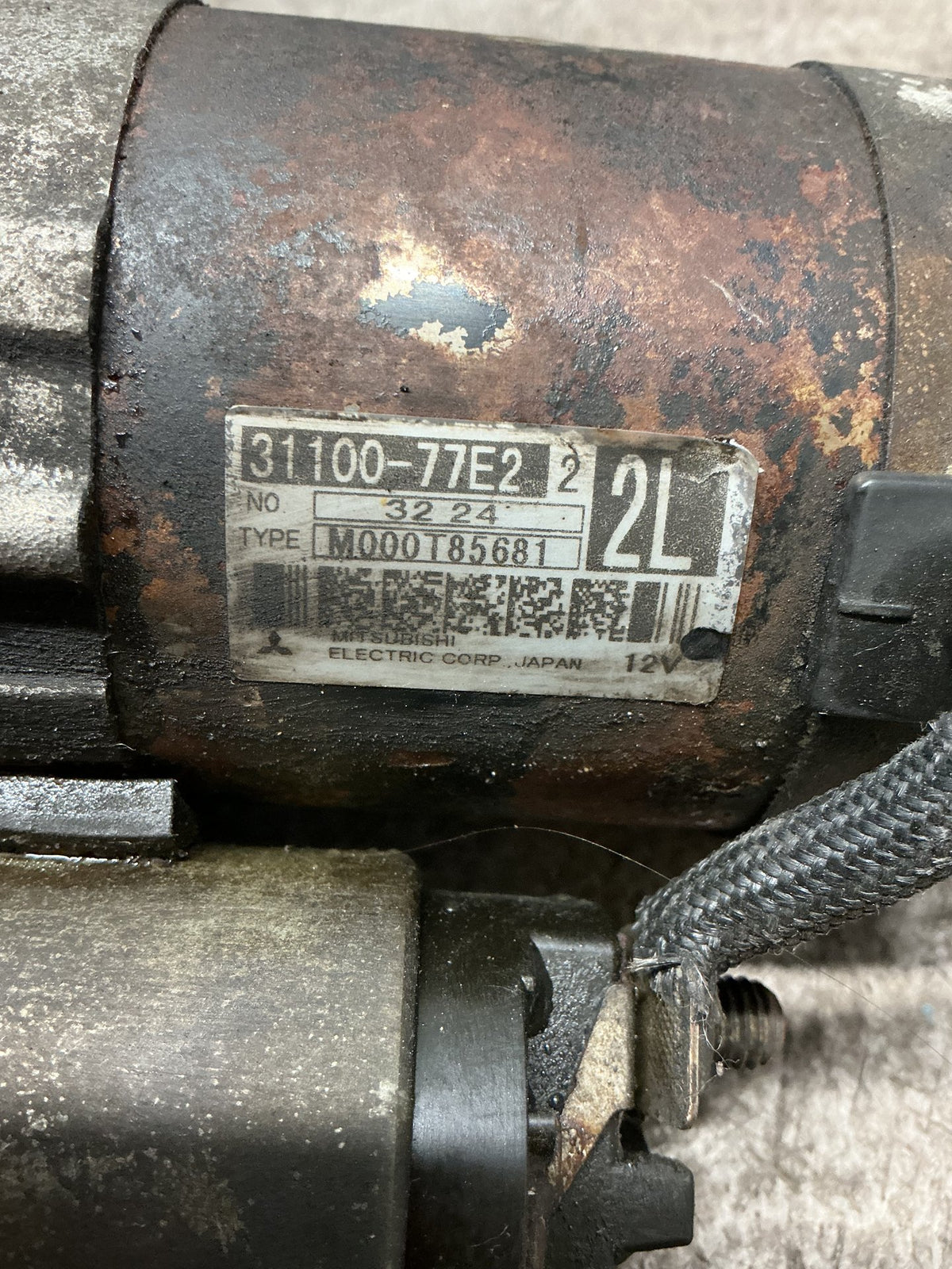 2003 Suzuki Grand Vitara SQ420W - Starter Motor - (TAG17890)