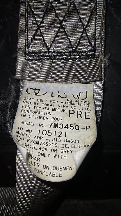 2006 Toyota Estima Estima ACR50- Right Front Seat Belt- (TAG2578)