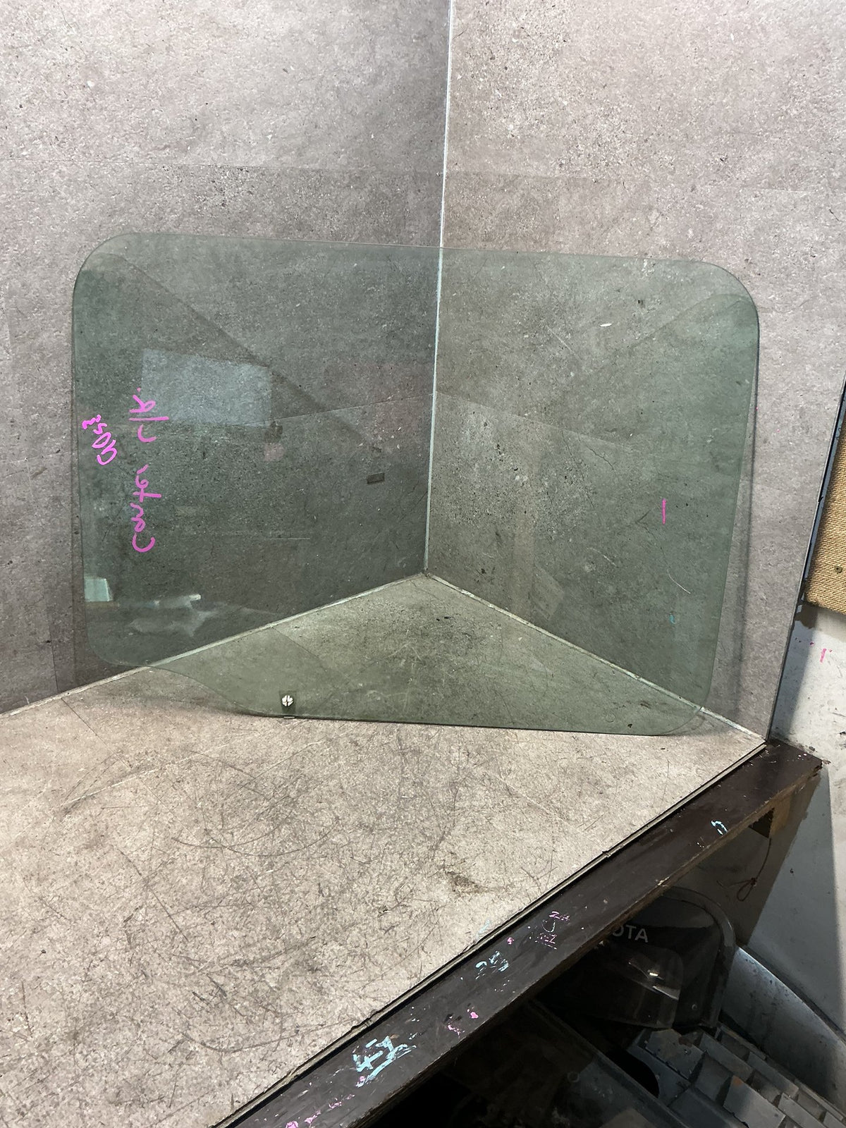1990 Mitsubishi Canter- Left Rear Door Glass- (TAG17560)