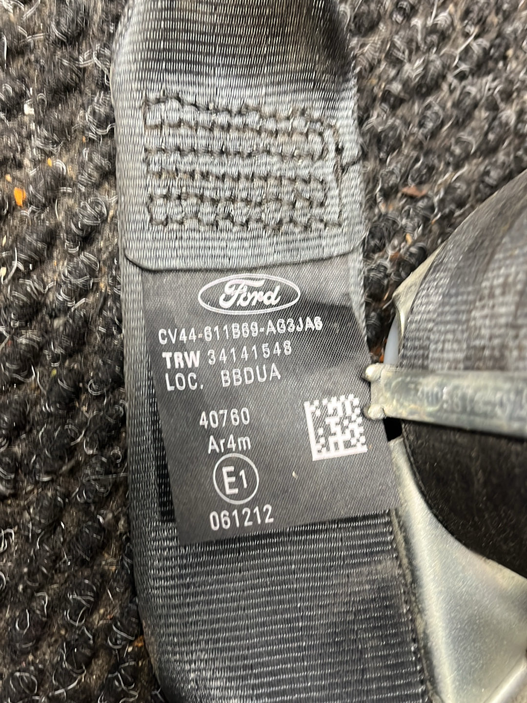 2015-2019 Ford Kuga- Left Rear Seat Belt- (TAG7166)