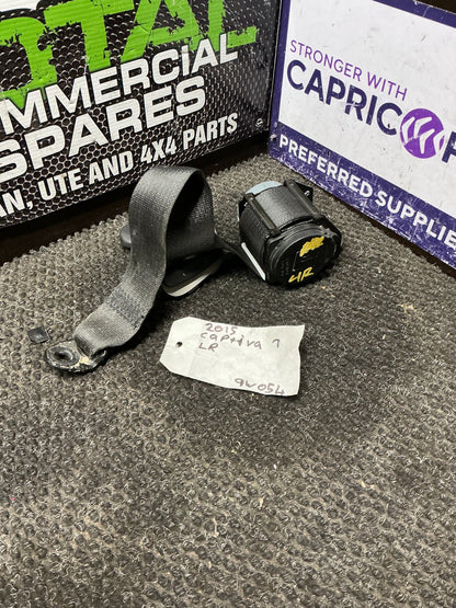 2015 Holden Captiva 7 9W054- Left Rear Seat Belt- (TAG10785)