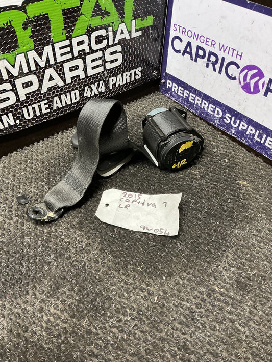 2015 Holden Captiva 7 9W054- Left Rear Seat Belt- (TAG10785)