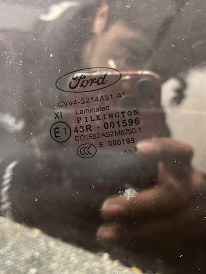 2019 Ford Escape- Left Front Door Window- (TAG8910) PN: M625-1