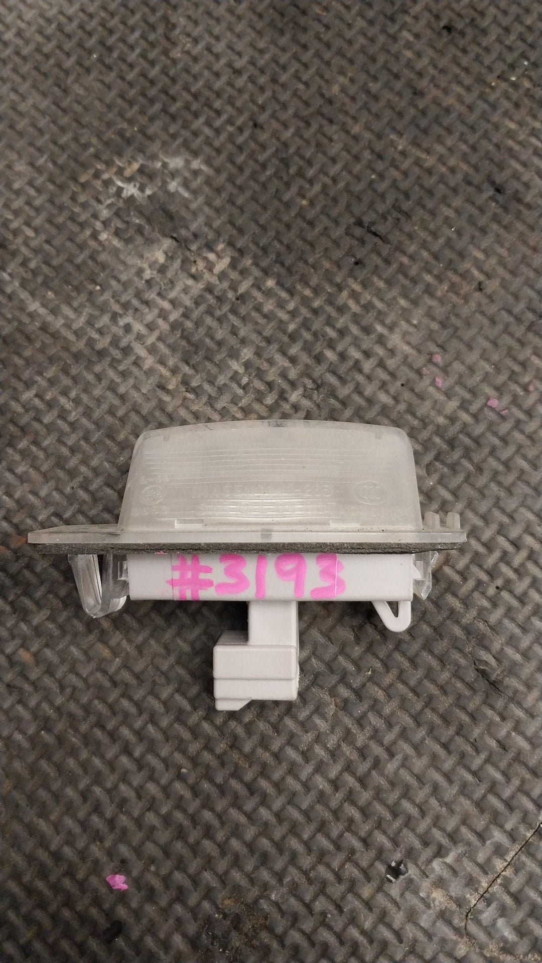 2016 Mitsubishi Outlander III GF*W GF7W- Number Plate Lamp- (TAG3193)