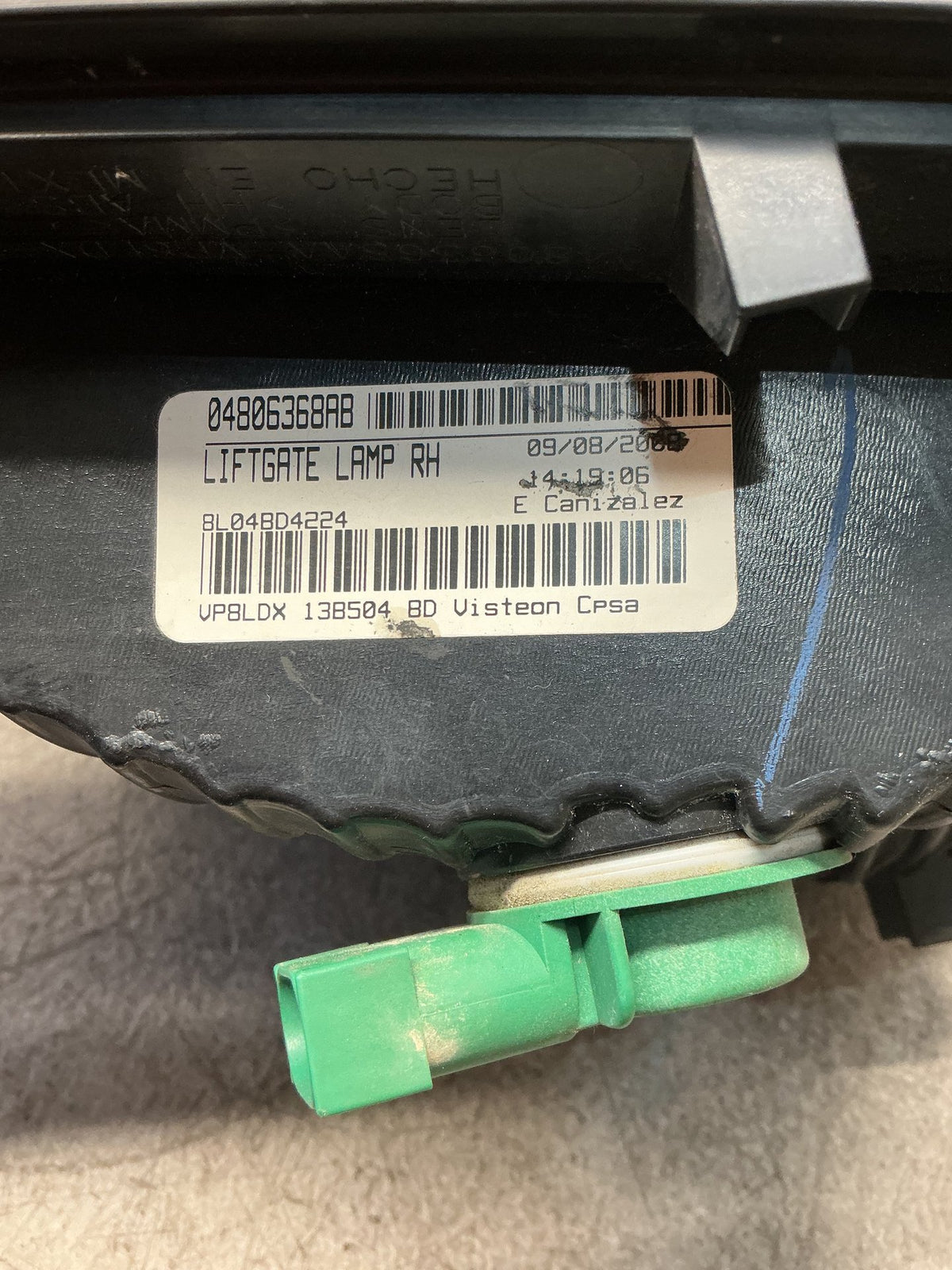 2008-2020 Dodge Journey JC- Right Tailgate Light- (TAG14674)