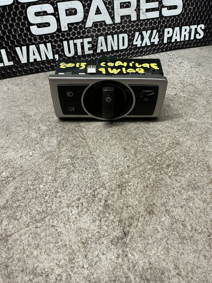 2015 Holden Captiva 5 9W108- Headlight Switch- (TAG14316)
