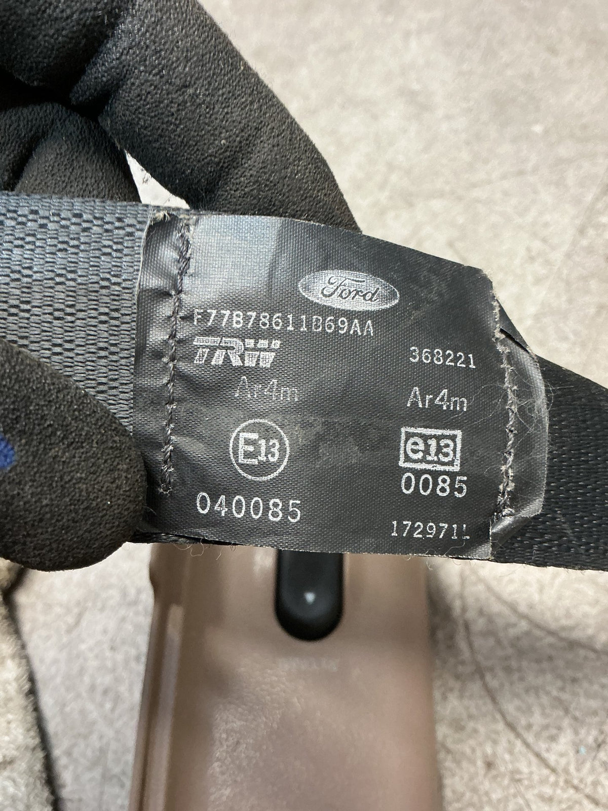 1997 Ford Explorer- Left Rear Seat Belt- (TAG16329)