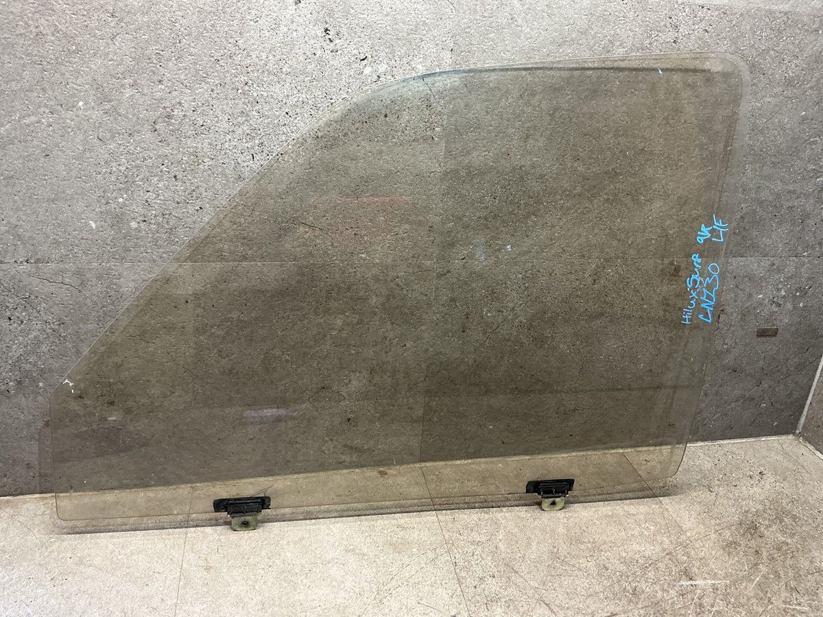1994 Toyota Hilux Surf KZN130 - Left Front Door Glass - (TAG19160)