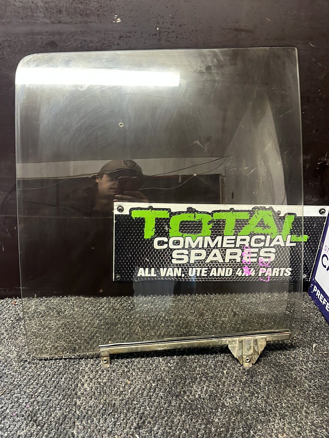1989-1995 Toyota Hilux II N130- Left Rear Door Glass- (TAG7054)