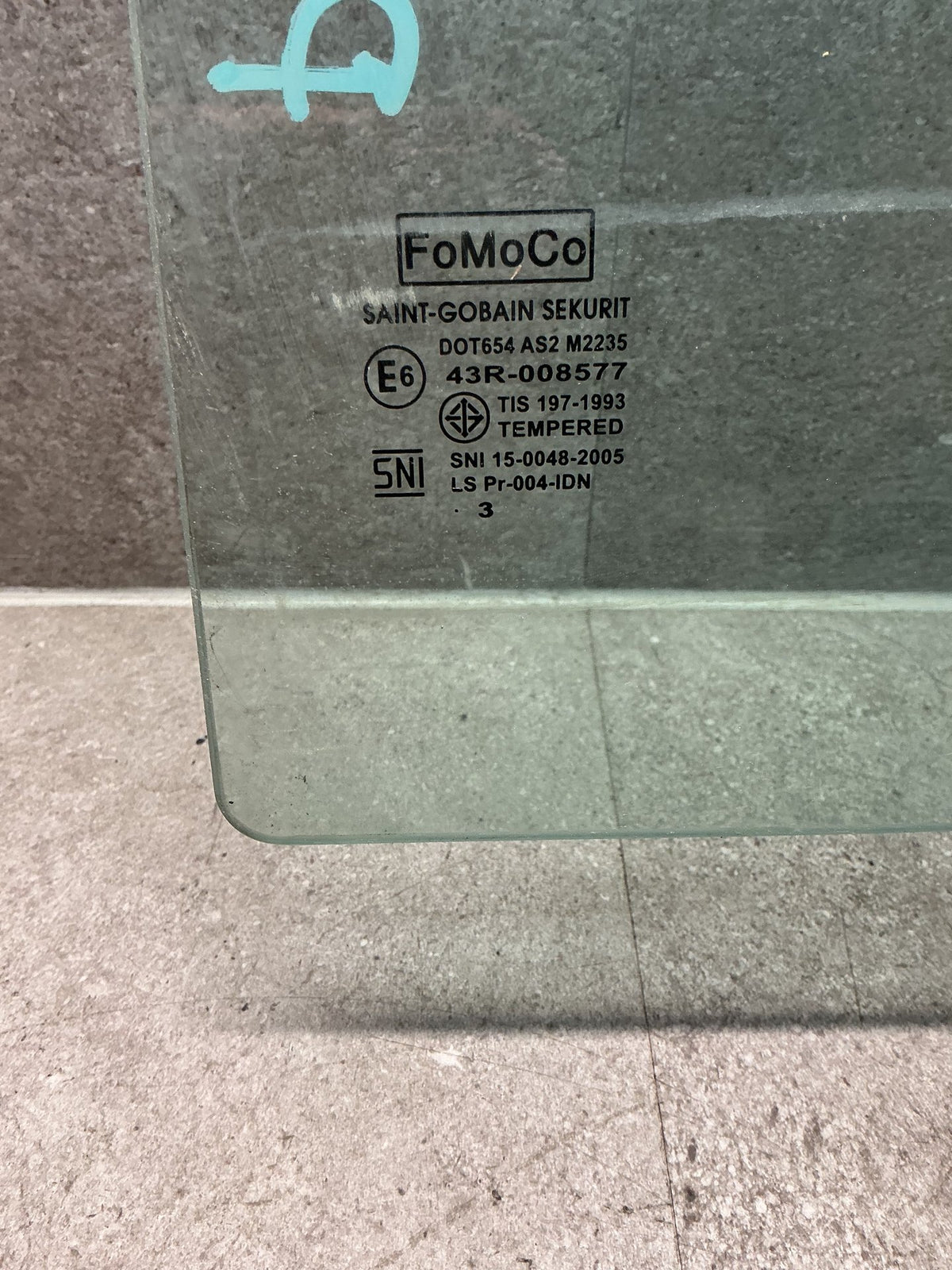 2016-2022 Ford Ranger PXI- Left Rear Door Glass- (TAG15206)