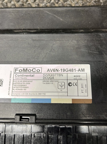 2015 Ford Kuga- Keyless Entry Module- (TAG9138)