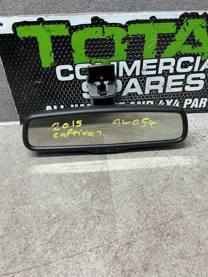 2015 Holden Captiva 7 9W054- Interior Mirror- (TAG14305)