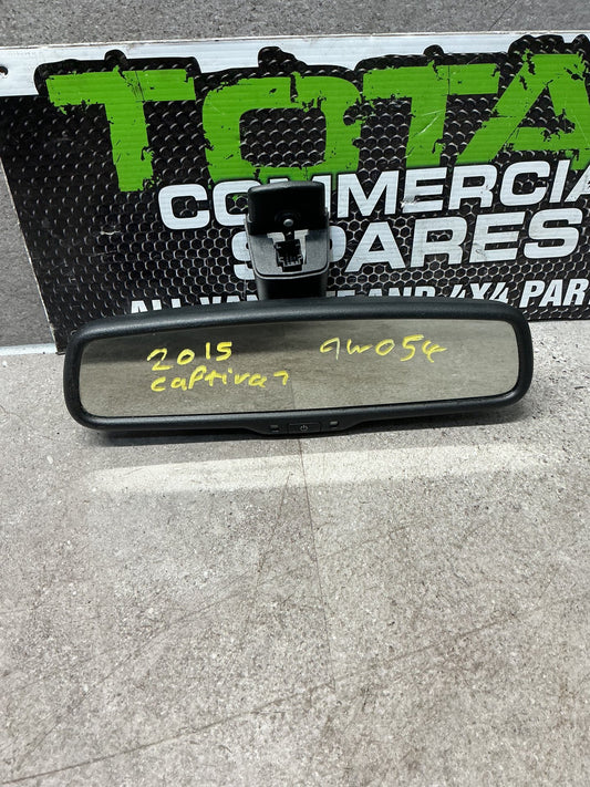 2015 Holden Captiva 7 9W054- Interior Mirror- (TAG14305)
