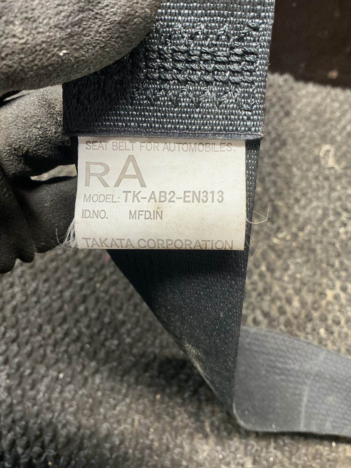 2012-2020 Mitsubishi Outlander III GF*W- Left Rear 3RD Row Seat Belt- (TAG11409)