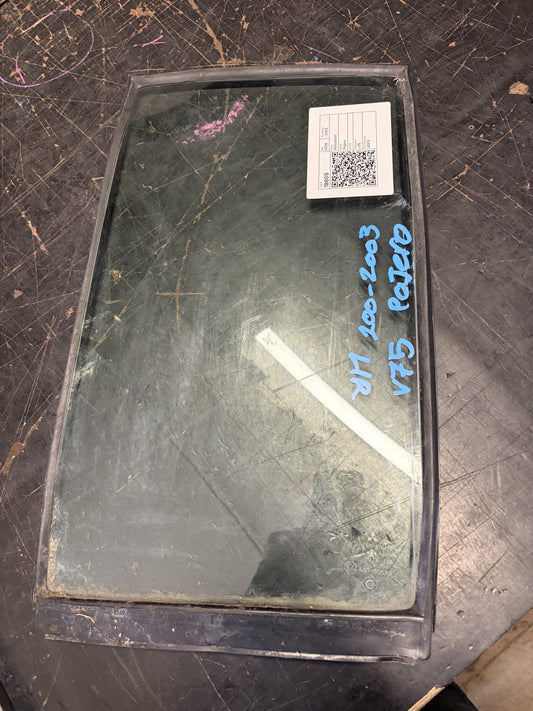 2000-2003 Mitsubishi Pajero v75 - Left Rear Quarter Door Glass - (TAG18609)