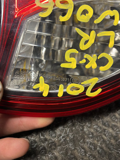 2014 Mazda CX-5- Left Tailgate Light- (TAG9095)