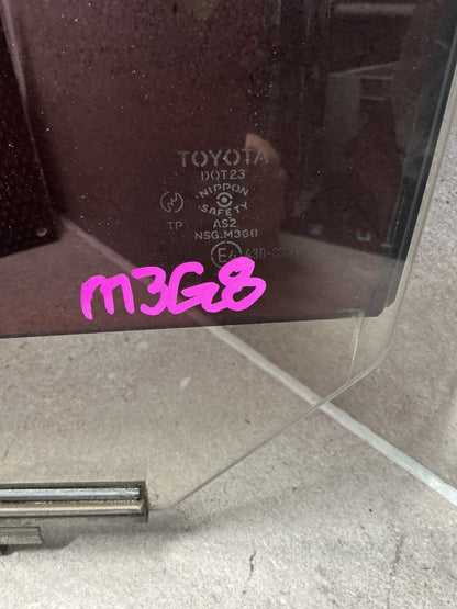1997 Toyota Land Cruiser J90- Left Rear Door Glass- (TAG14345) PN: M3G8