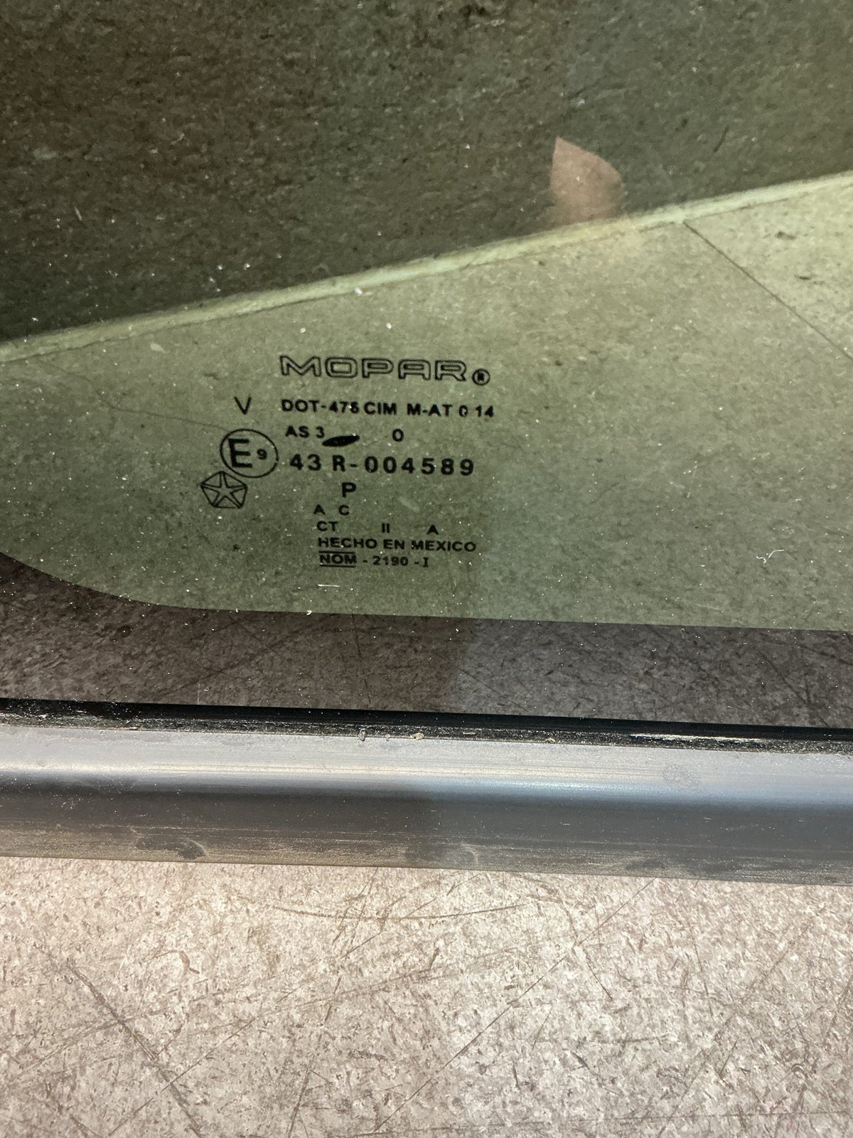 2008-2016 Dodge Journey - Left Rear Cargo Glass - (TAG18796)