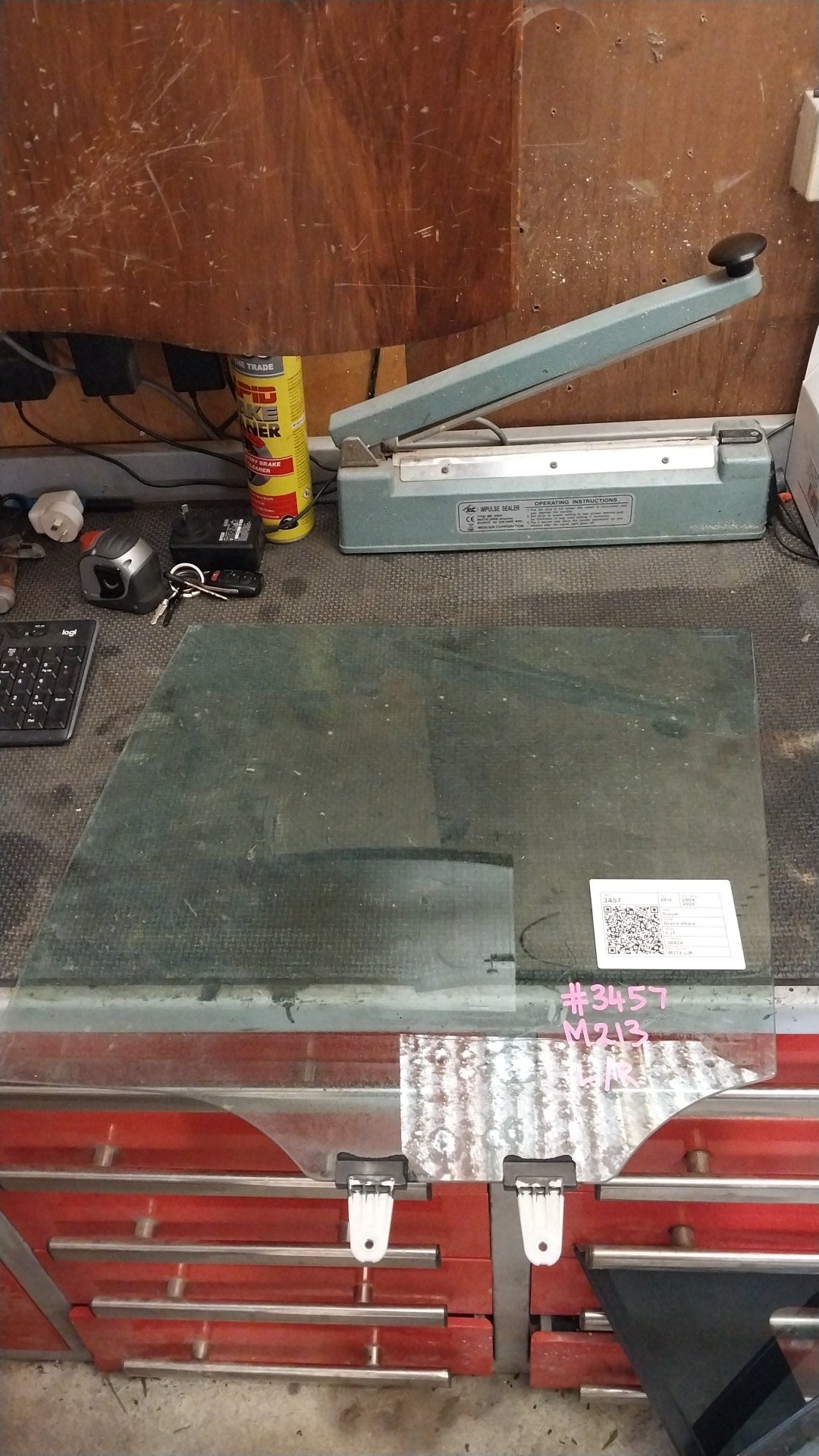 Left Rear Door Window- (TAG3457), M213, 2014, Suzuki, Grand Vitara, II JT