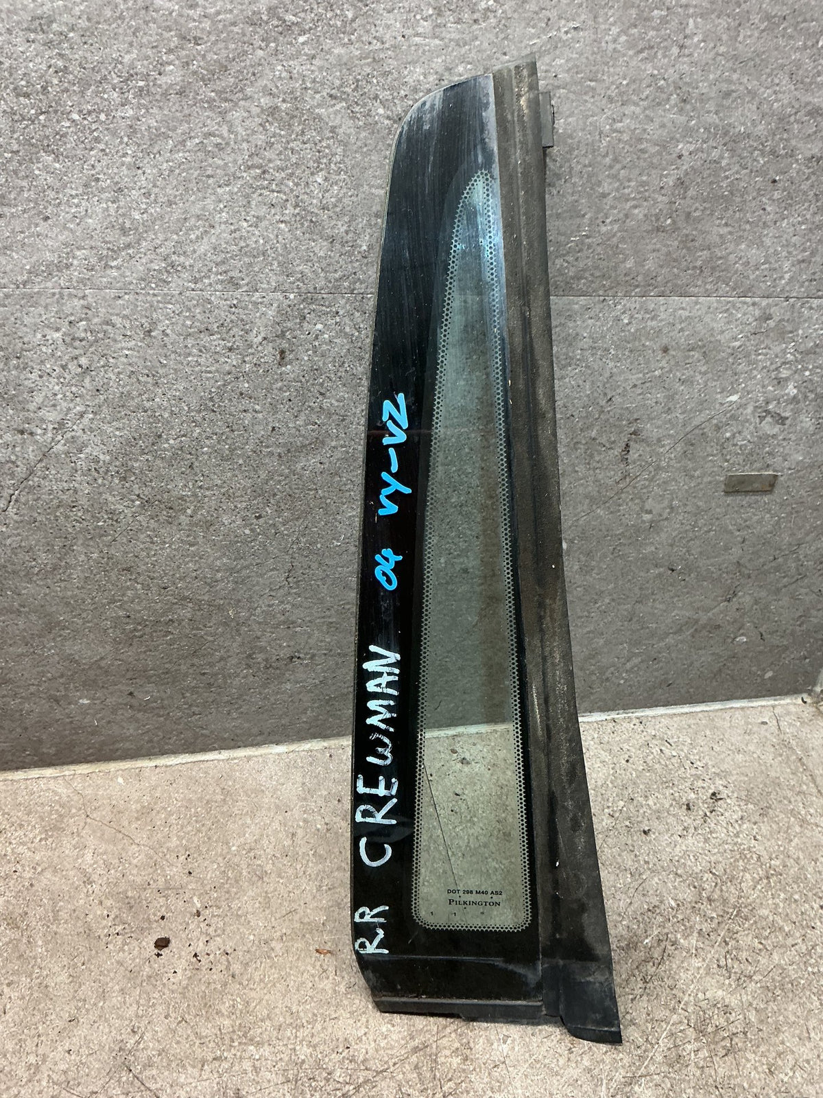 2004 Holden Crewman - Right Rear Quarter Door Glass - (TAG18681)