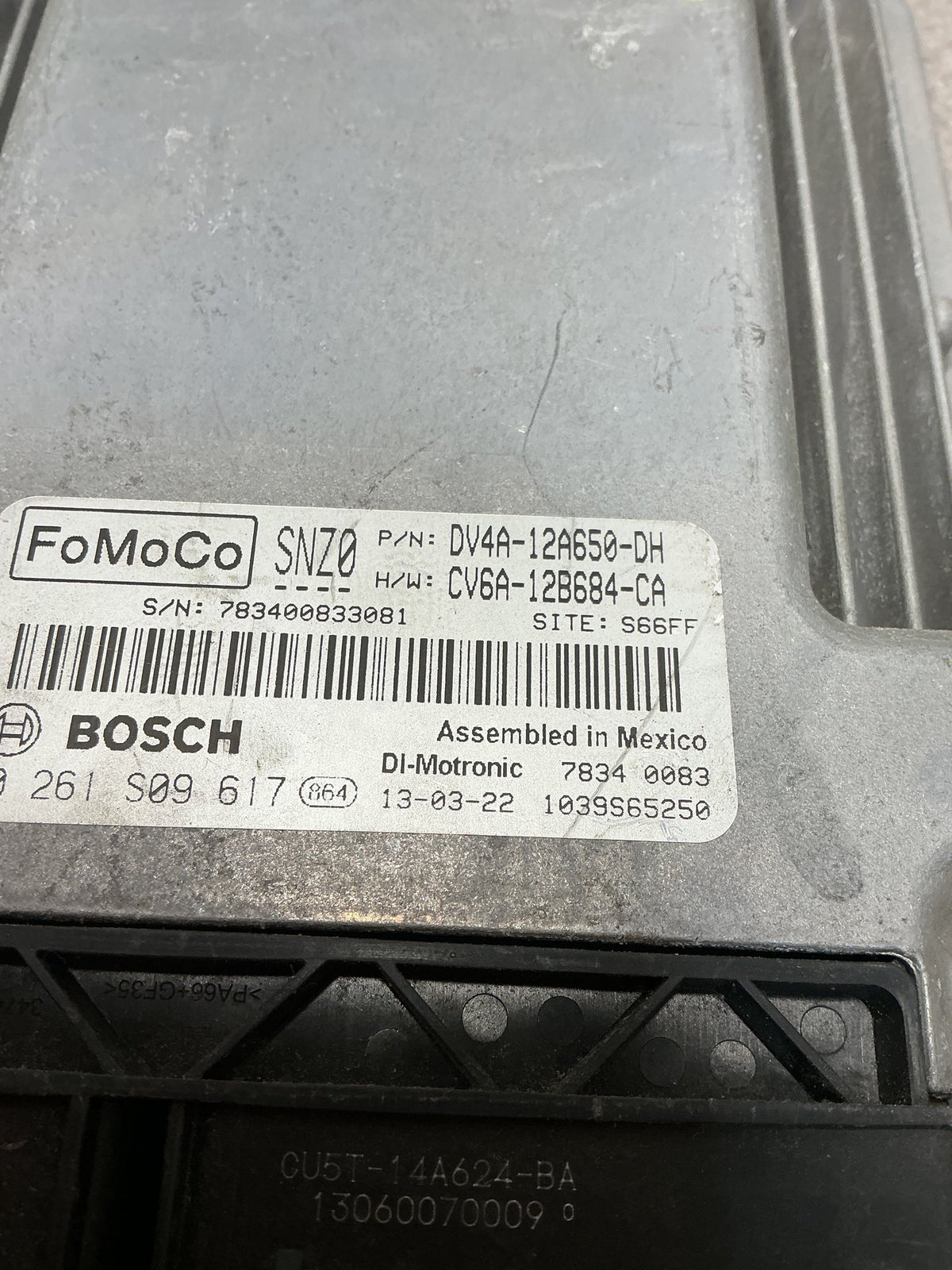 2014 Ford Kuga- ECU- (TAG14996)