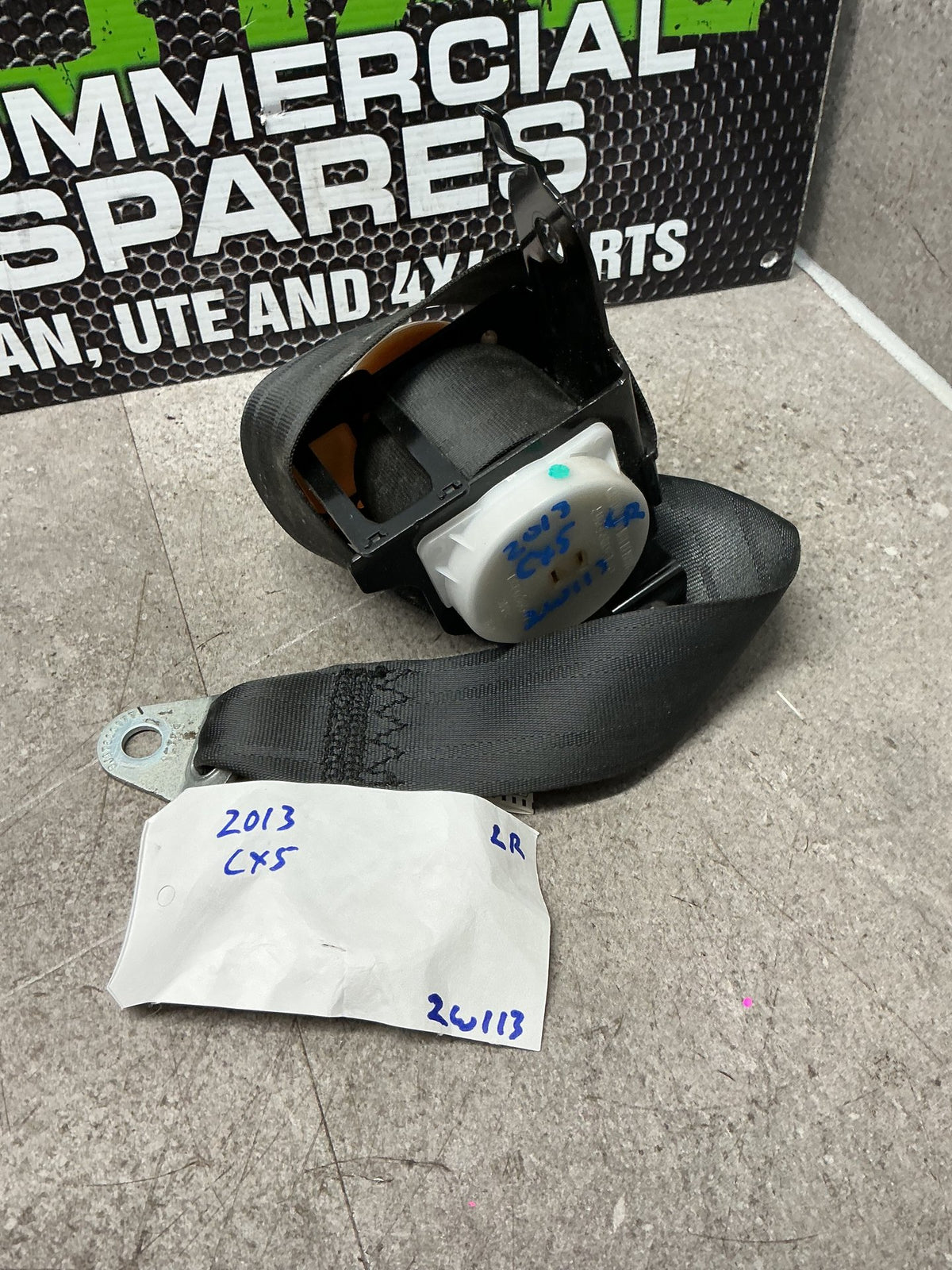2013 Mazda CX-5 2W113- Left Rear Seat Belt- (TAG13602)