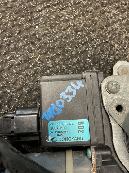 2012 Holden Captiva 5- Right Front Window Regulator/Motor- (TAG10334) PN: 20872600