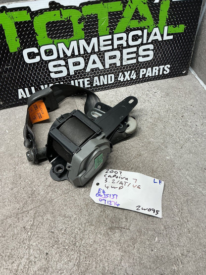 2007 Holden Captiva 7 2W095- Left Front Seat Belt- (TAG14336) PN: 96474657