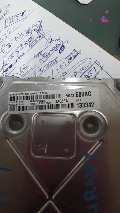 2012 Dodge Journey JC- ECU- (TAG1403) PN: P68092680AC