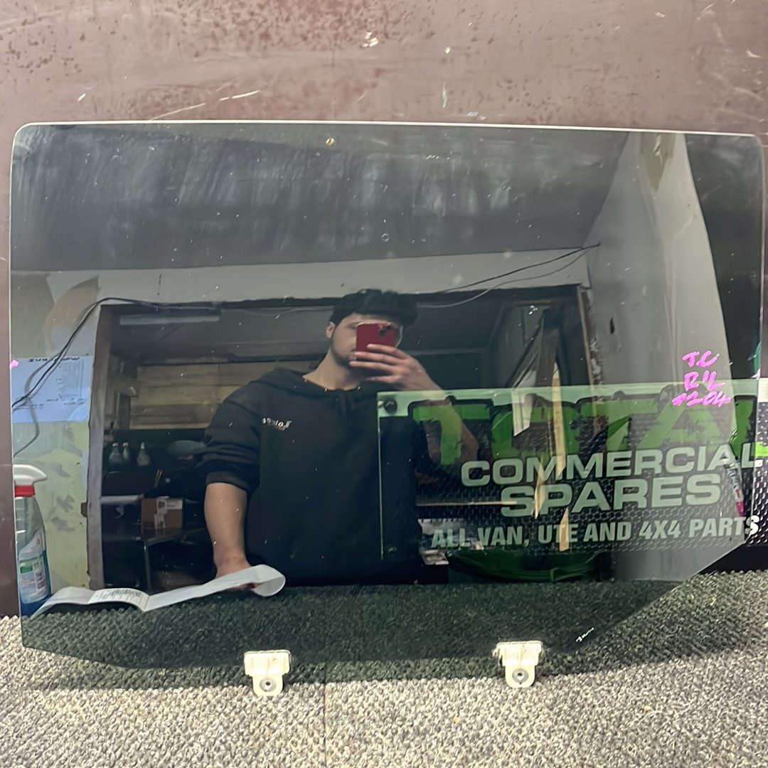 2017 Mitsubishi Triton KK- Left Rear Door Window- (TAG7839)