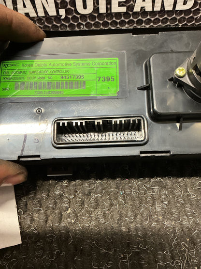 2015 Holden Captiva 7 9W054- Heater Controls- (TAG10657)