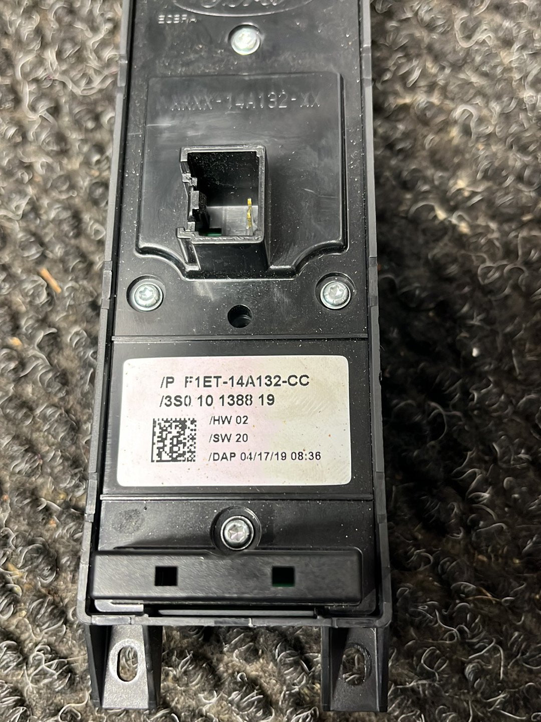 Master Power Window Switch- (TAG7635), F1ET-14A132-CC, 2019, Ford, Escape