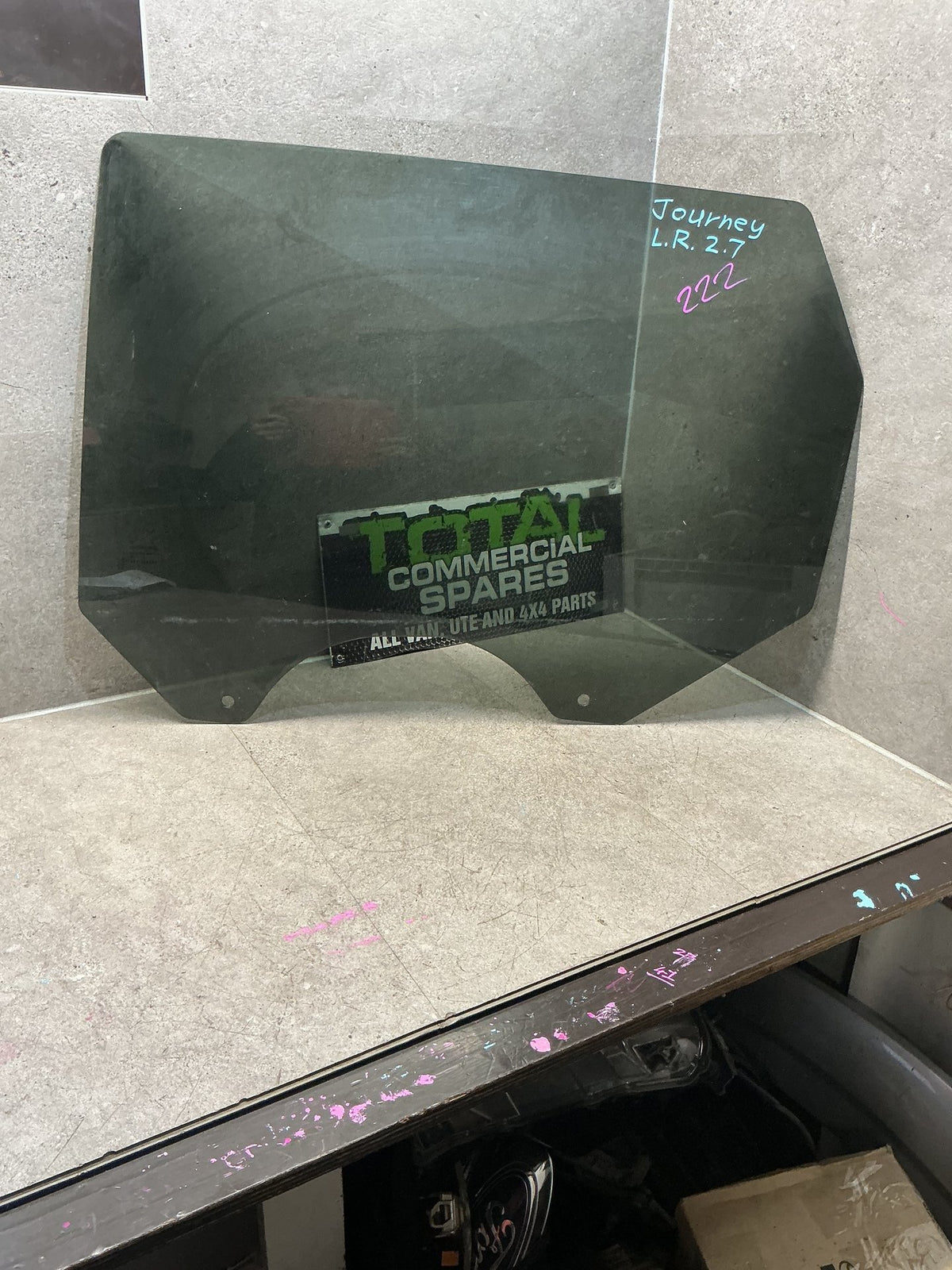 2008-2020 Dodge Journey JC- Left Rear Door Glass- (TAG14611)
