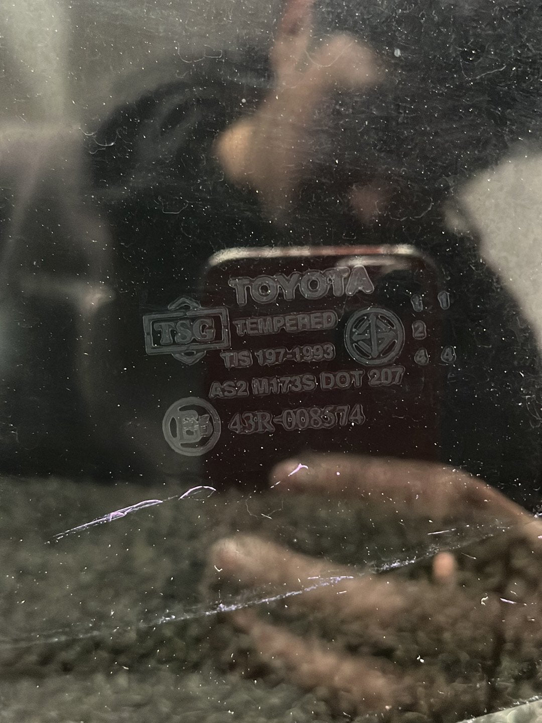 2008 Toyota Hilux- Left Rear Door Glass- (TAG8409) PN: M173S