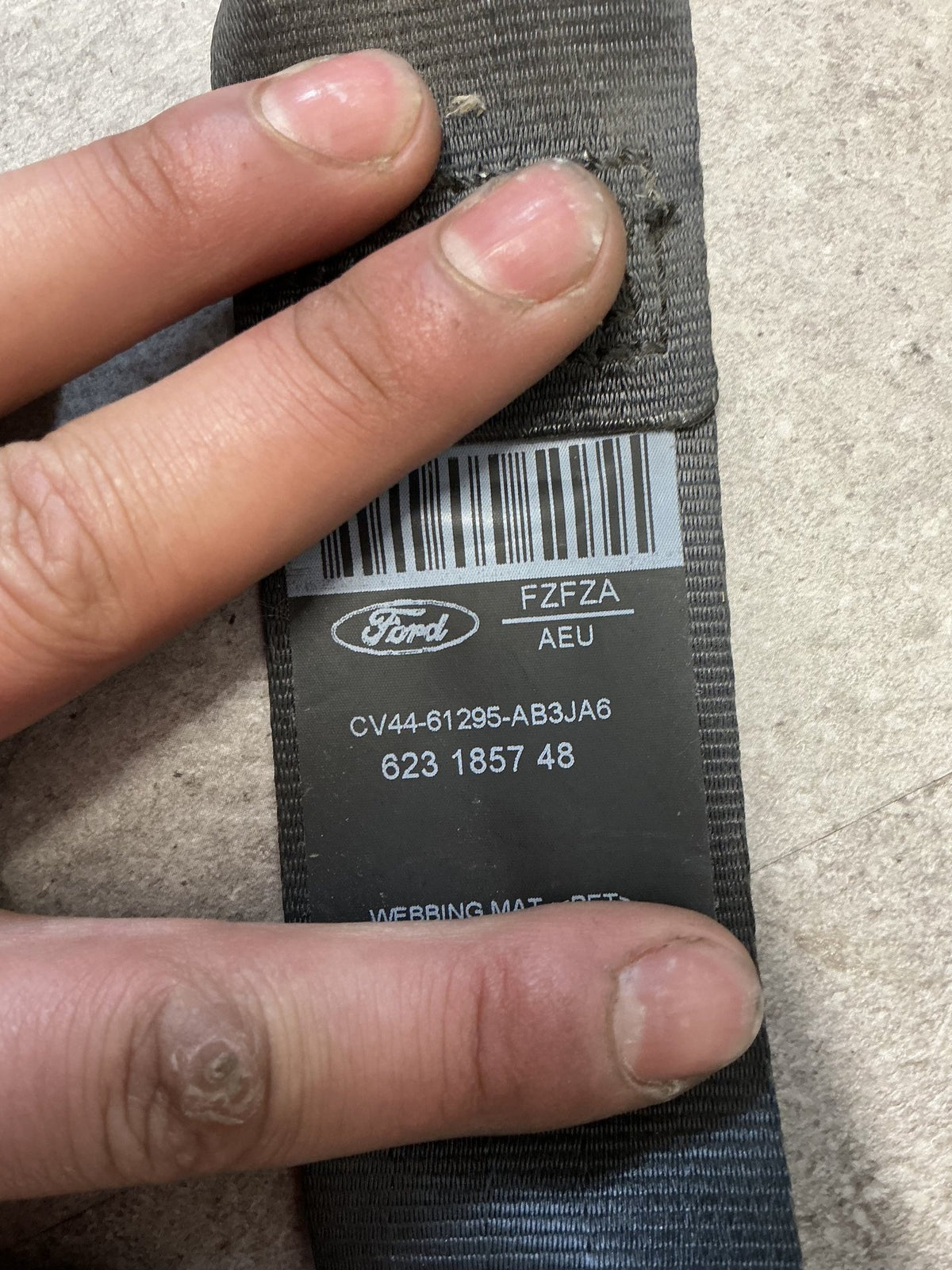 2014-2016 Ford Kuga II TF- Left Front Seat Belt- (TAG11790)