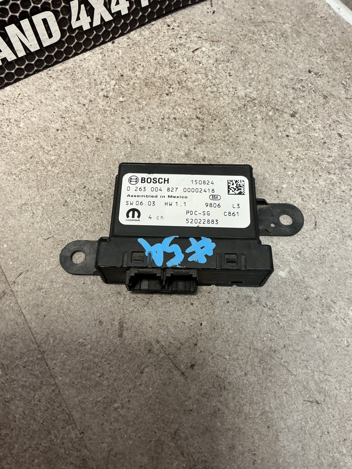 2016 Jeep Renegade B1- Parking Assistant Module- (TAG12323) PN: 52022883