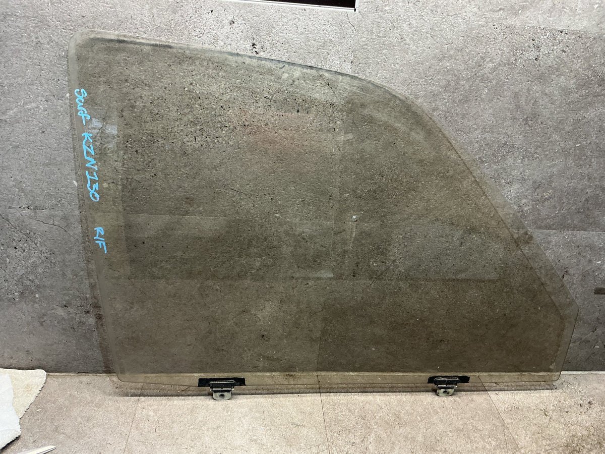 1994 Toyota Hilux Surf KZN130 - Right Front Door Glass - (TAG19000)