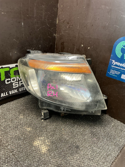 2012 Ford Ranger PXI- Right Headlight- (TAG9585)