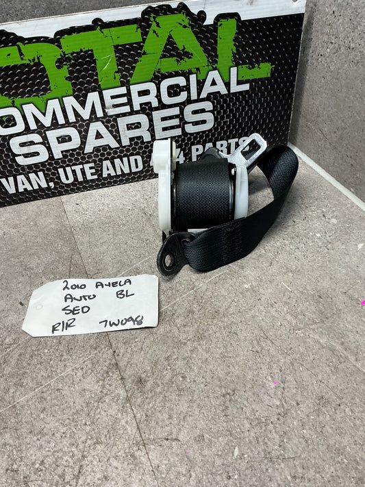 2010 Mazda Axela BL 7W098- Right Rear Seat belt- (TAG13601) PN: TK-AB0-EH893