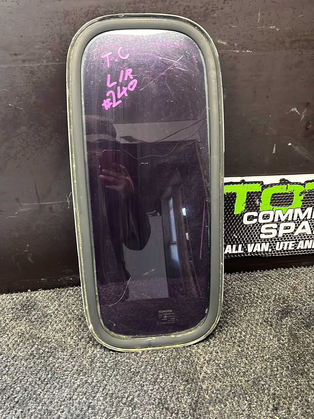 1989-2000 Toyota Hiace IV H100 LH1- Left Rear Cargo Glass- (TAG7064)