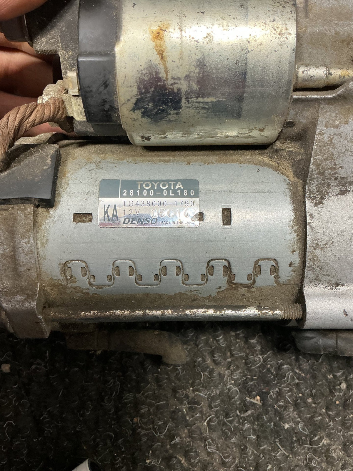 2020 Toyota Hilux VIII N130- Starter Motor- (TAG10060) PN: TG438000-1790